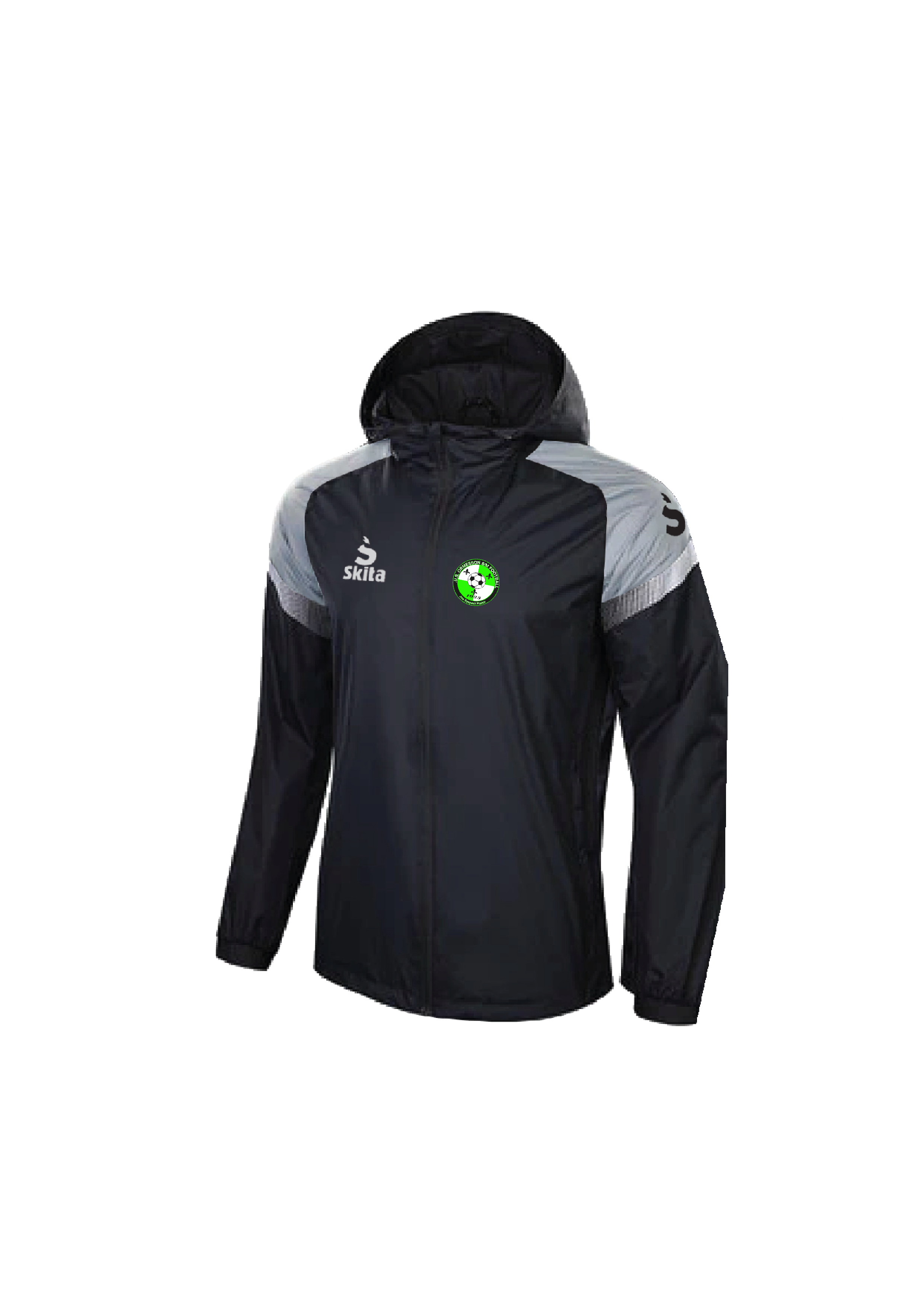 Coupe vent ALVOR noir/gris (US ORMESSON)